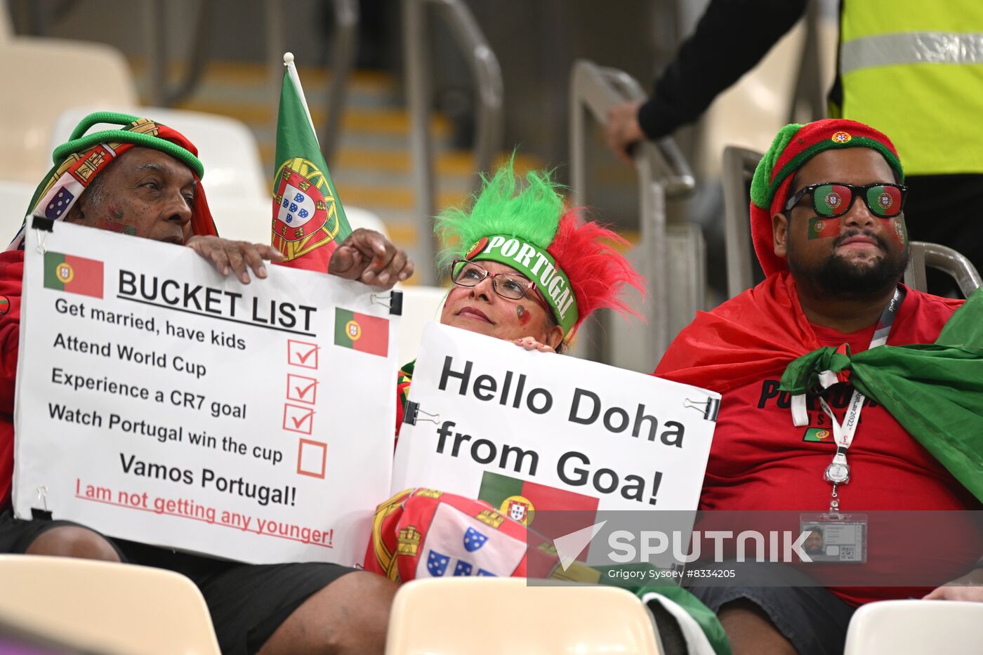 Qatar Soccer World Cup Portugal - Switzerland