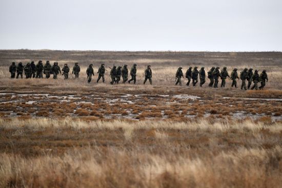 Russia Ukraine Military Operation Combat Training