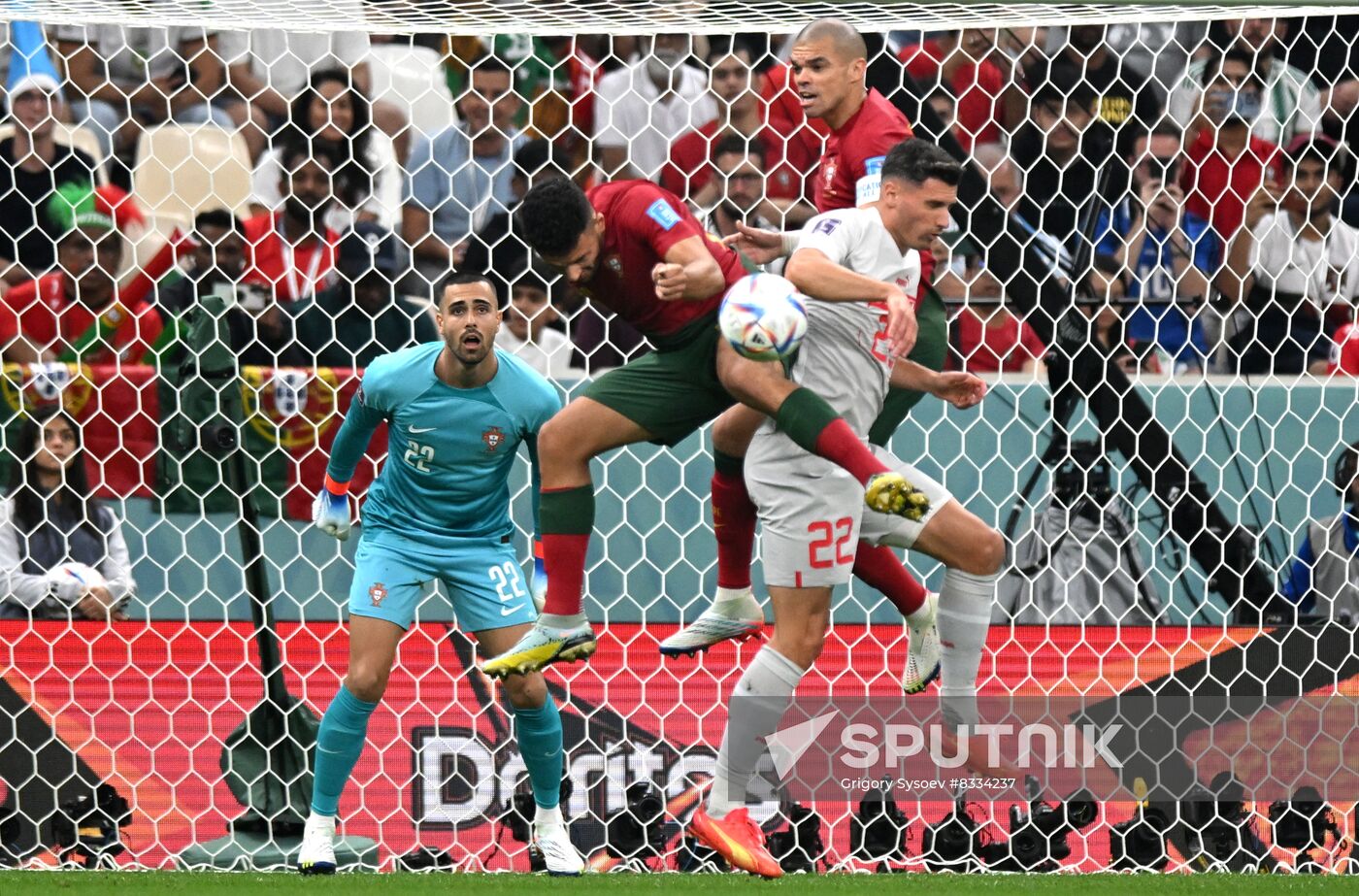 Qatar Soccer World Cup Portugal - Switzerland