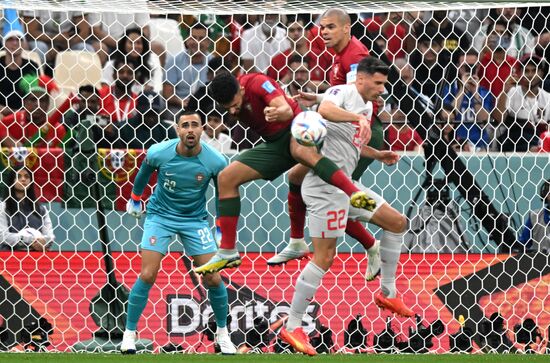 Qatar Soccer World Cup Portugal - Switzerland
