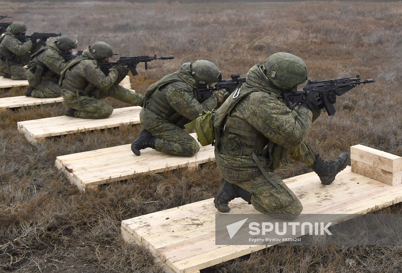 Russia Ukraine Military Operation Combat Training