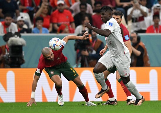 Qatar Soccer World Cup Portugal - Switzerland