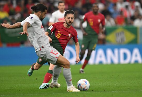 Qatar Soccer World Cup Portugal - Switzerland