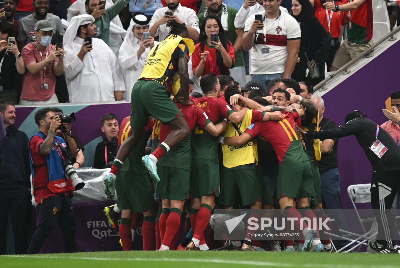 Qatar Soccer World Cup Portugal - Switzerland