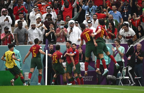Qatar Soccer World Cup Portugal - Switzerland