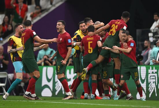 Qatar Soccer World Cup Portugal - Switzerland