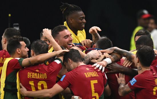 Qatar Soccer World Cup Portugal - Switzerland