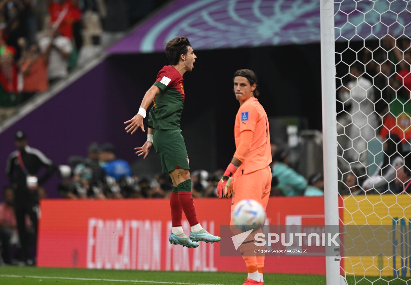Qatar Soccer World Cup Portugal - Switzerland
