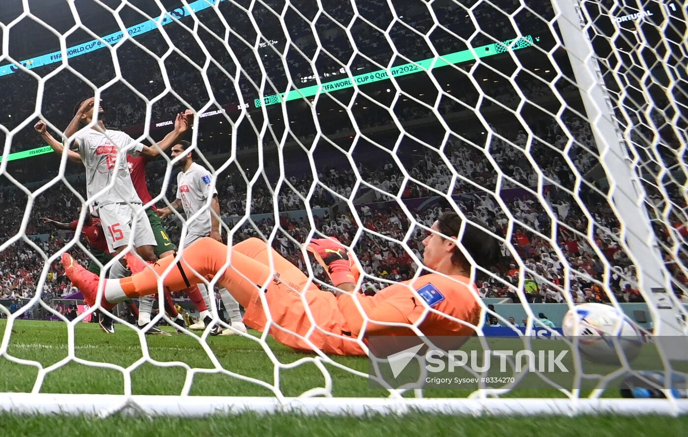 Qatar Soccer World Cup Portugal - Switzerland