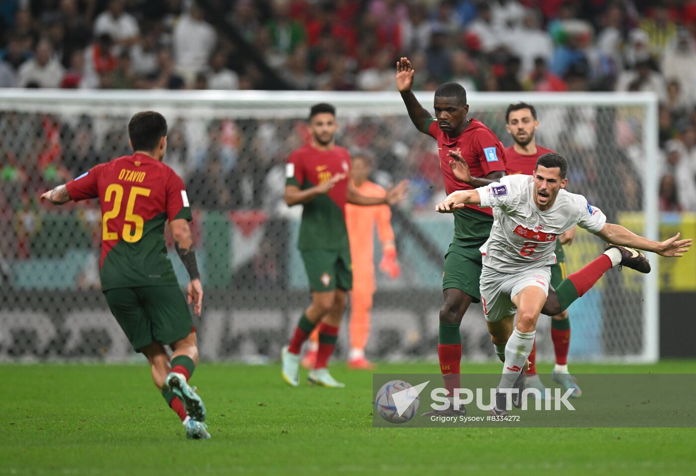 Qatar Soccer World Cup Portugal - Switzerland