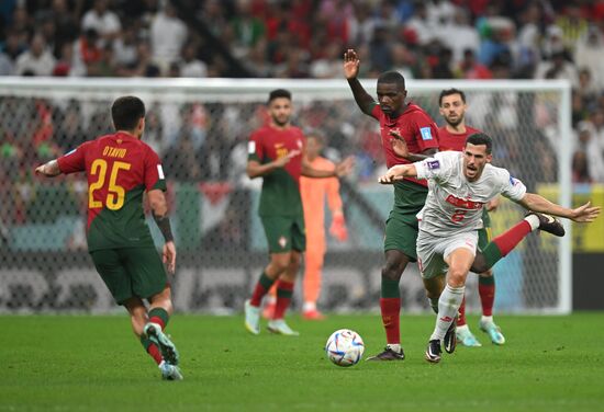 Qatar Soccer World Cup Portugal - Switzerland