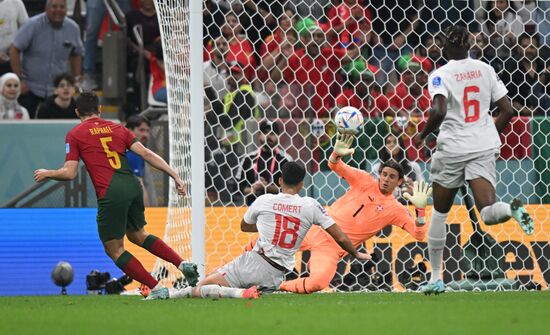 Qatar Soccer World Cup Portugal - Switzerland