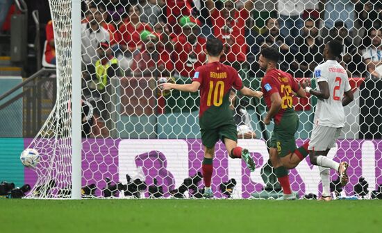 Qatar Soccer World Cup Portugal - Switzerland