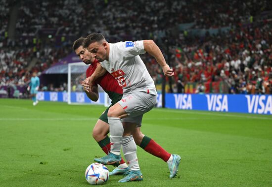Qatar Soccer World Cup Portugal - Switzerland