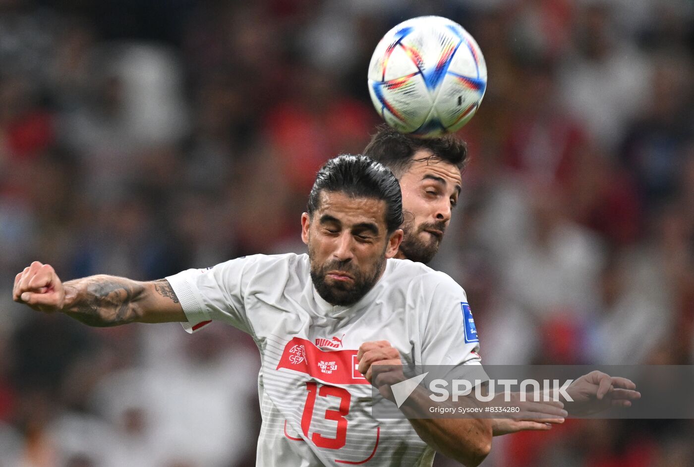 Qatar Soccer World Cup Portugal - Switzerland