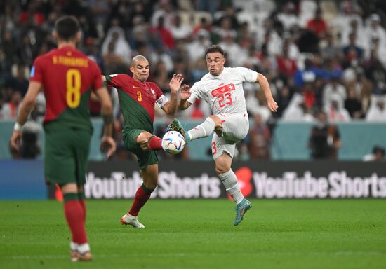 Qatar Soccer World Cup Portugal - Switzerland