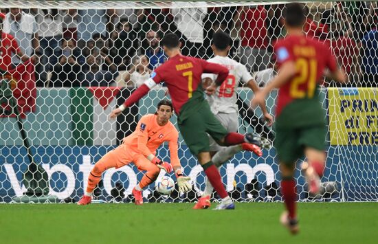 Qatar Soccer World Cup Portugal - Switzerland