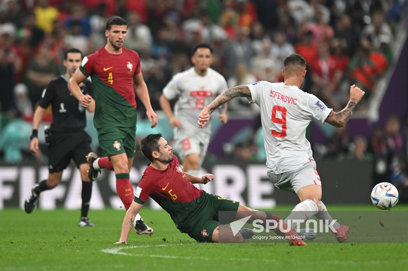 Qatar Soccer World Cup Portugal - Switzerland