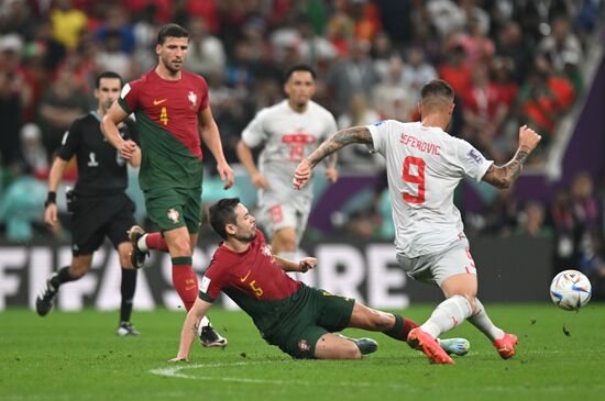 Qatar Soccer World Cup Portugal - Switzerland