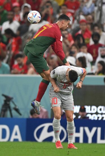 Qatar Soccer World Cup Portugal - Switzerland