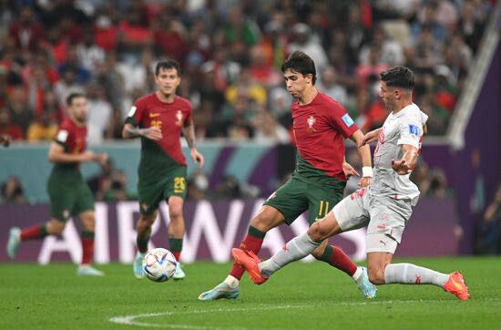 Qatar Soccer World Cup Portugal - Switzerland