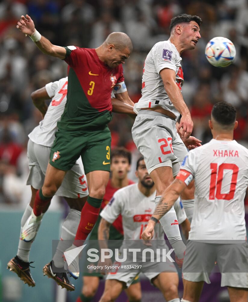 Qatar Soccer World Cup Portugal - Switzerland