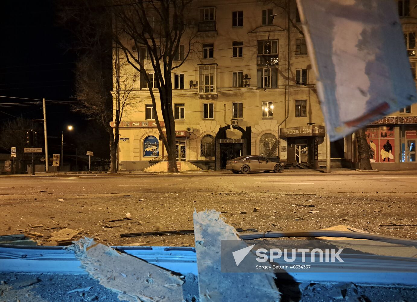 Russia Ukraine Military Operation Shelling