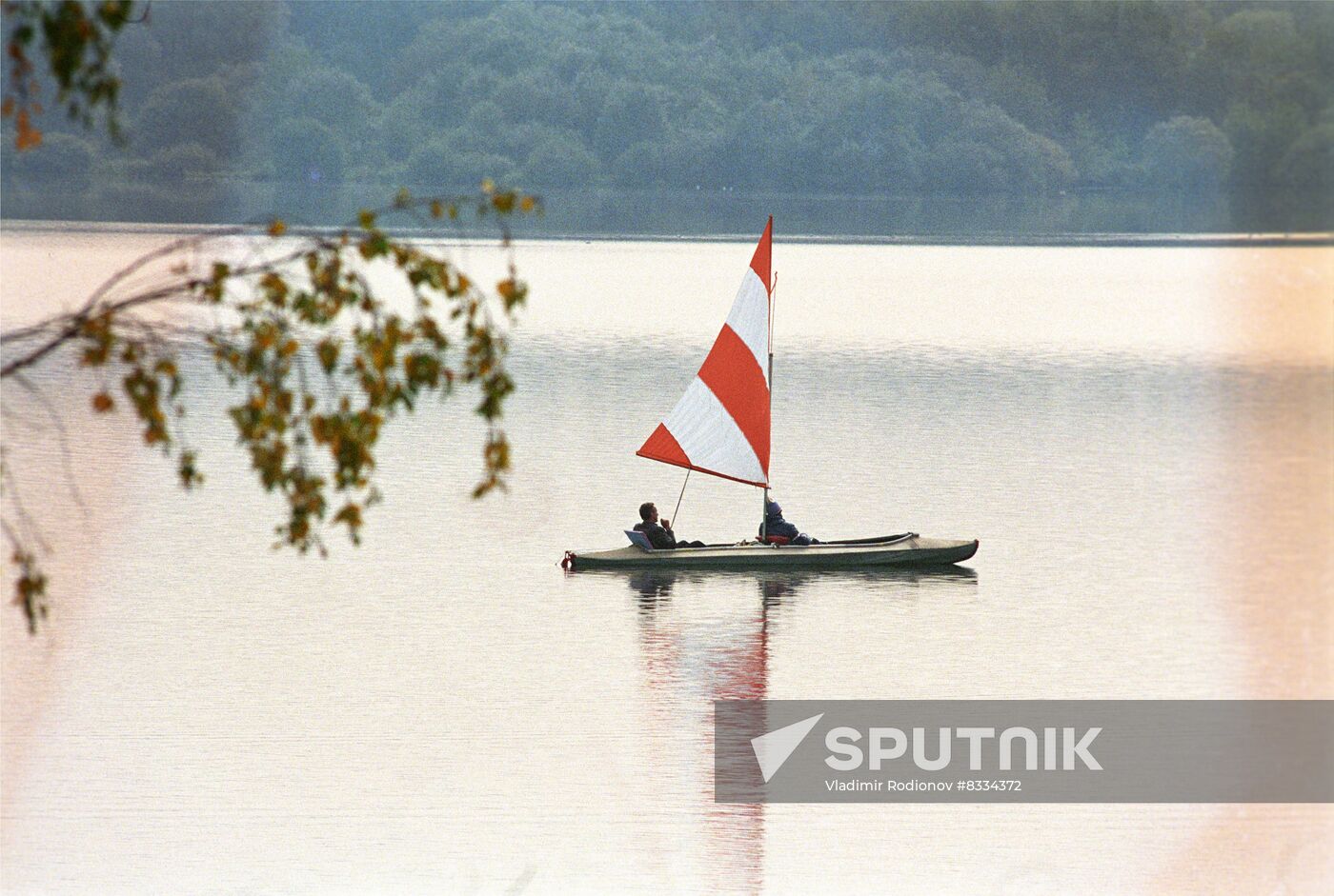 Strogino flood-plain in Moscow