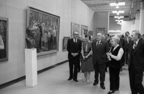 General Secretary of Hungarian Socialist Workers' Party Janos Kadar visits USSR