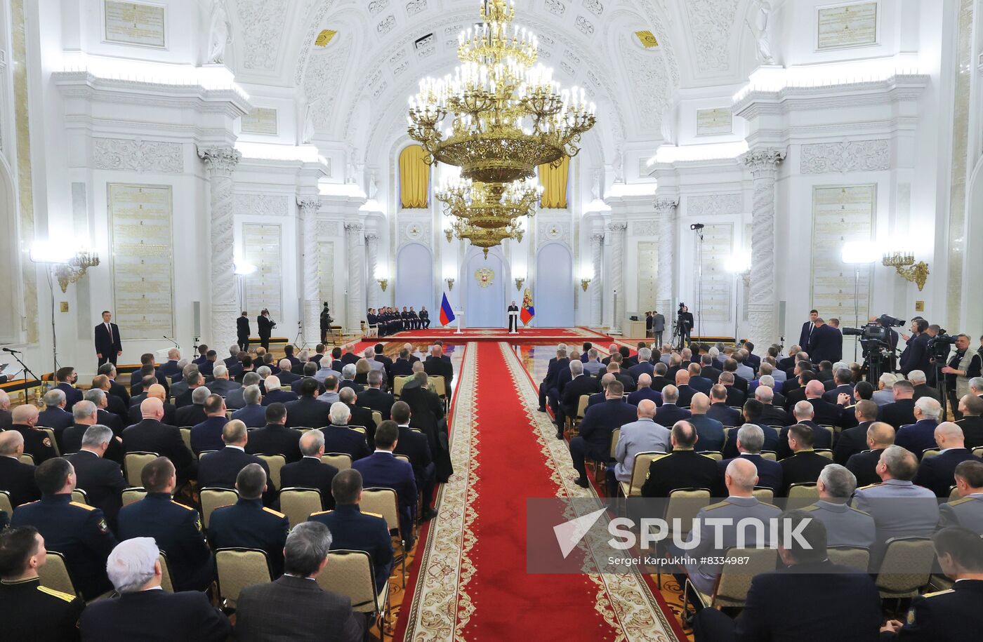 Russia Putin Gold Star Medals Awarding