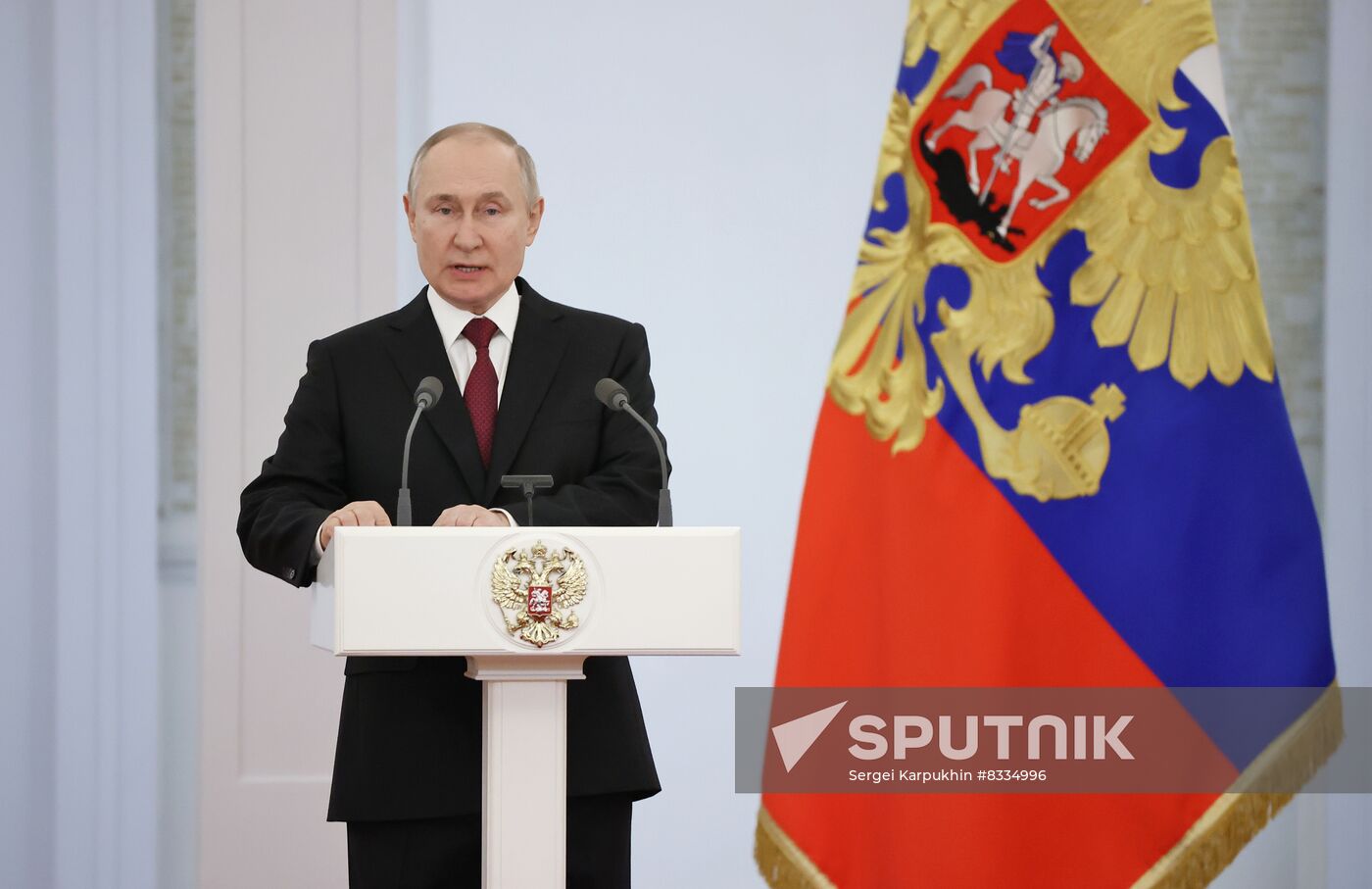 Russia Putin Gold Star Medals Awarding