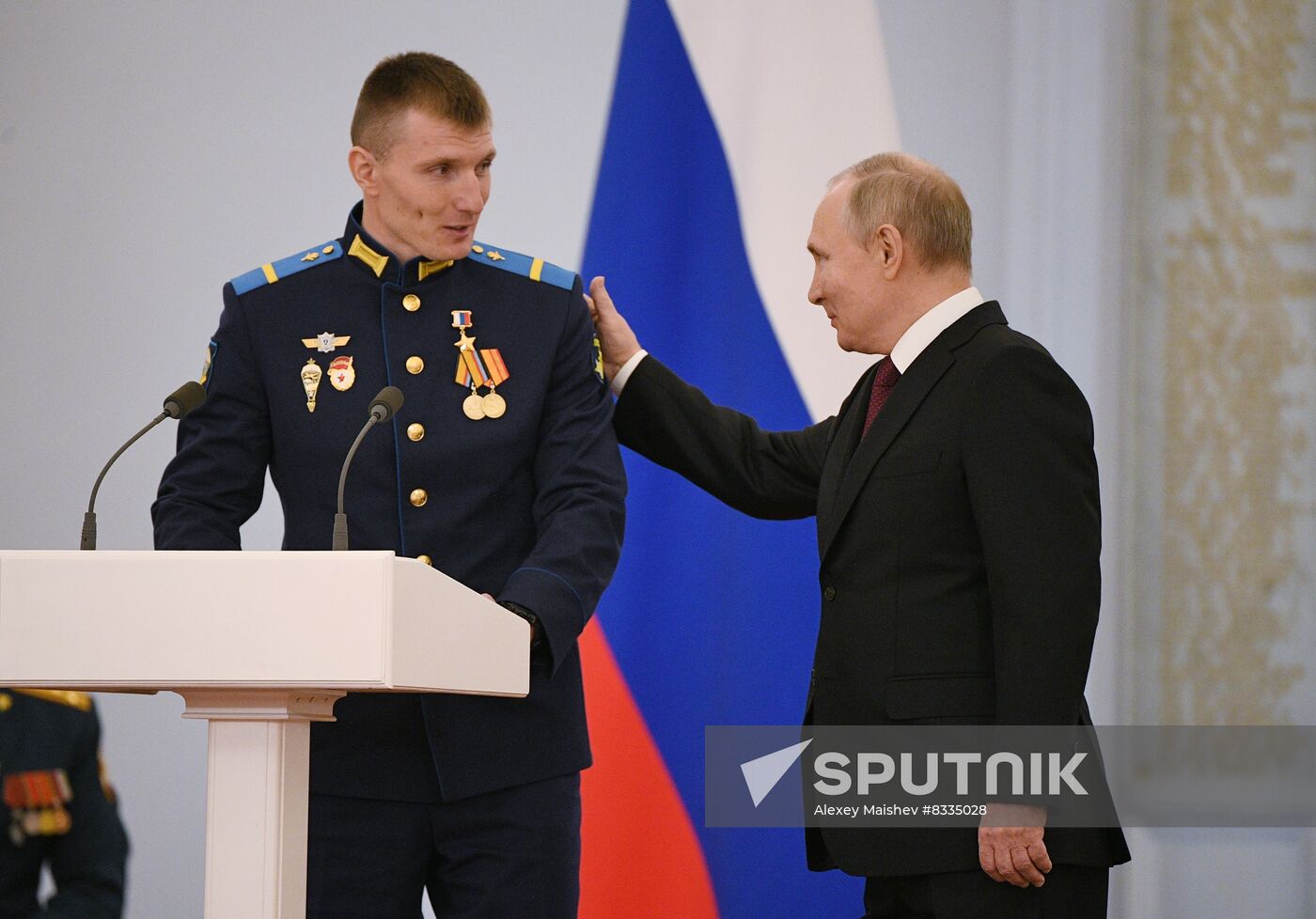 Russia Putin Gold Star Medals Awarding