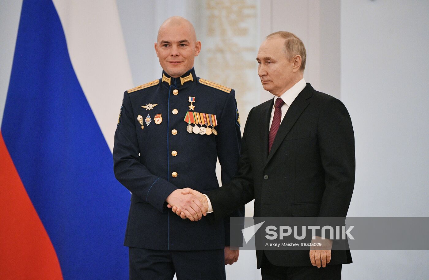 Russia Putin Gold Star Medals Awarding