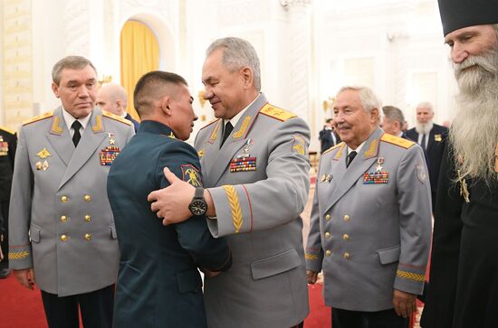 Russia Putin Gold Star Medals Awarding