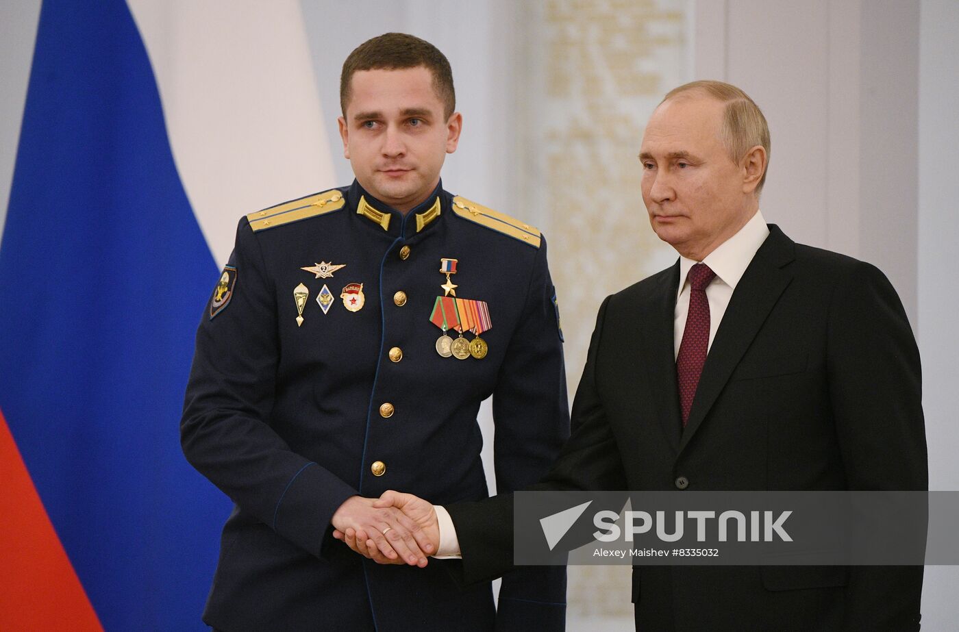 Russia Putin Gold Star Medals Awarding