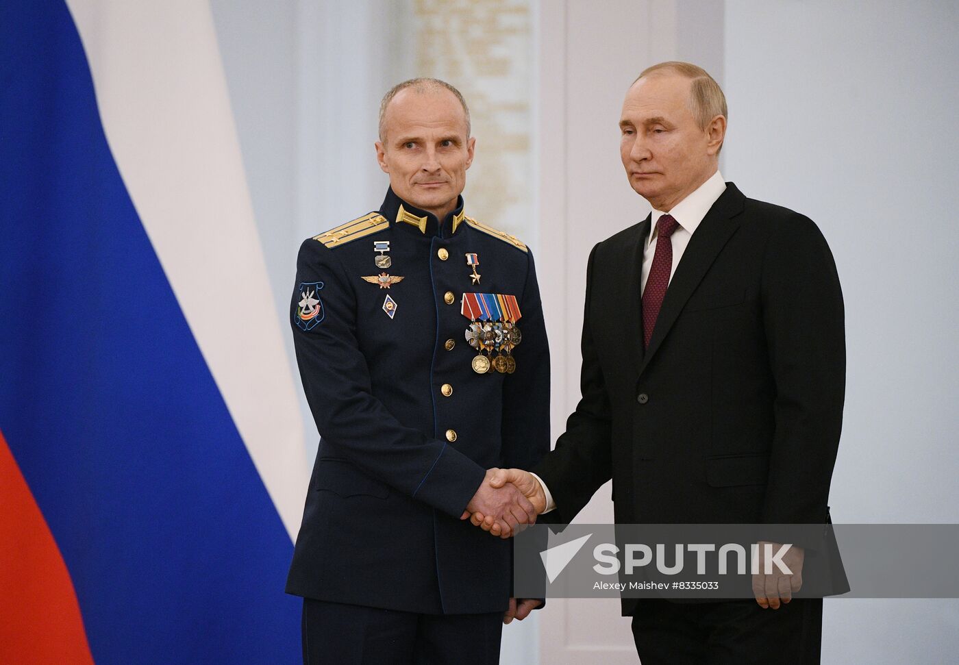 Russia Putin Gold Star Medals Awarding