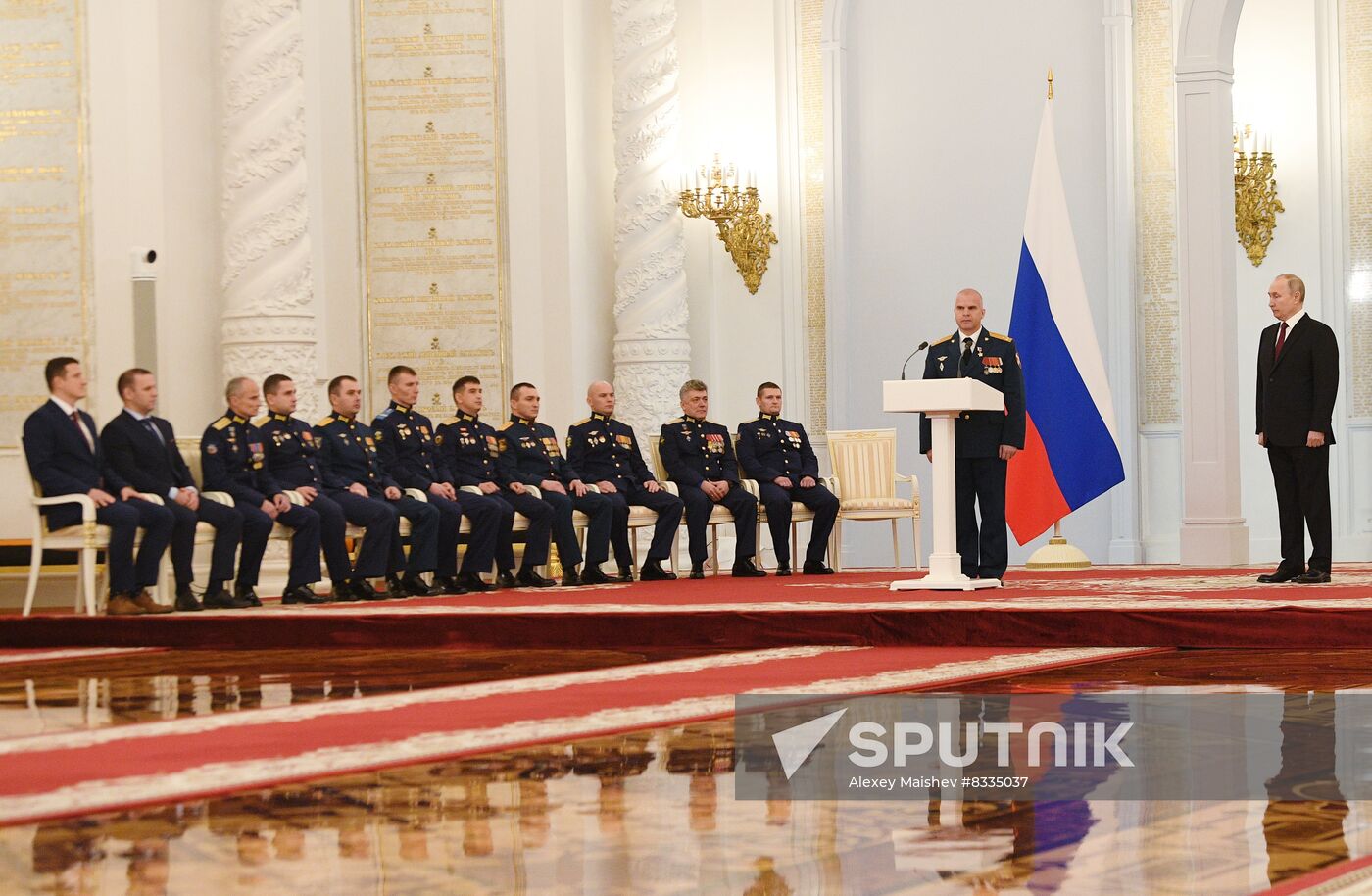 Russia Putin Gold Star Medals Awarding