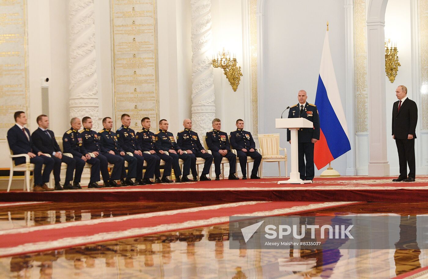 Russia Putin Gold Star Medals Awarding