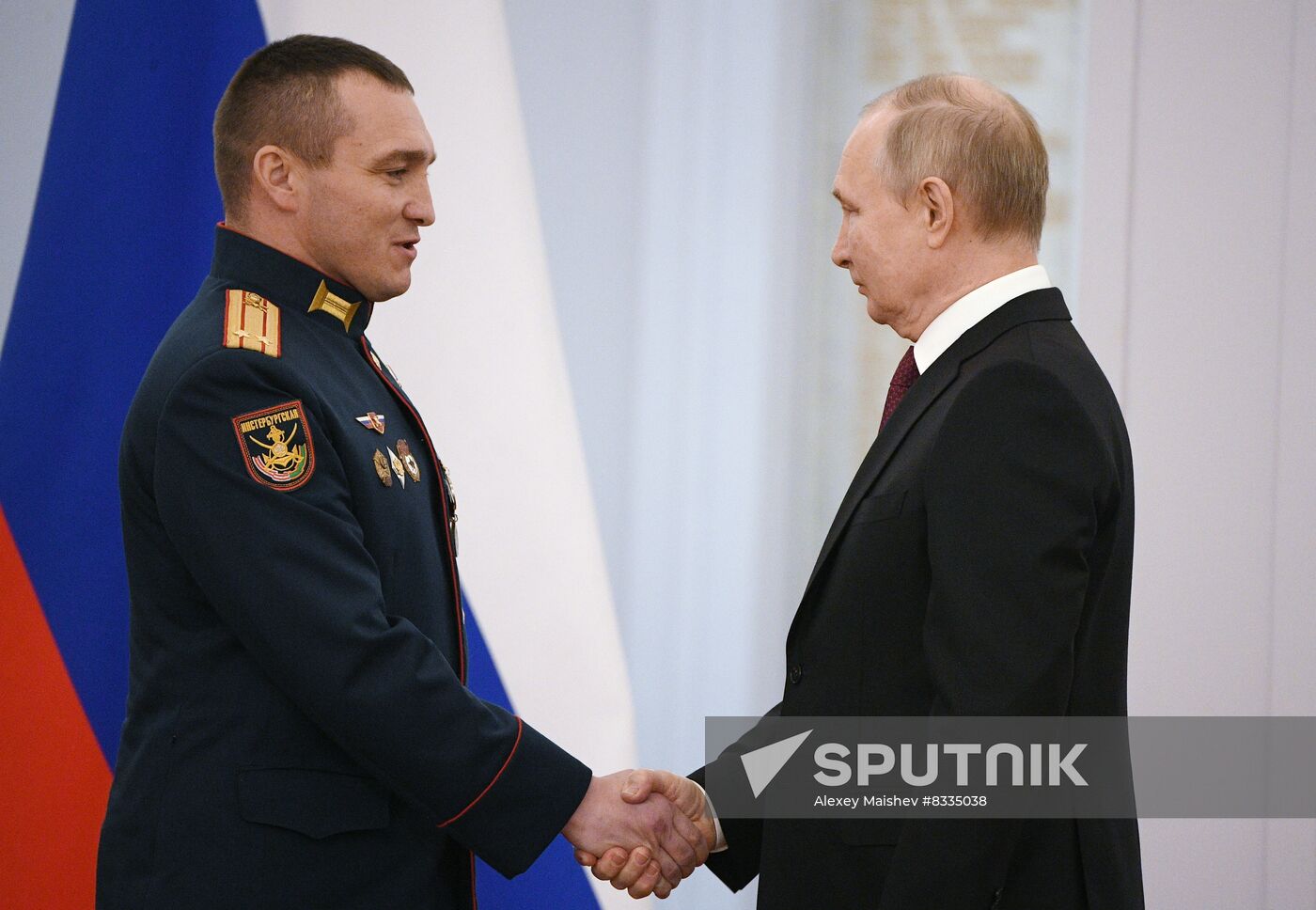 Russia Putin Gold Star Medals Awarding