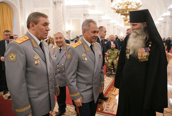 Russia Putin Gold Star Medals Awarding