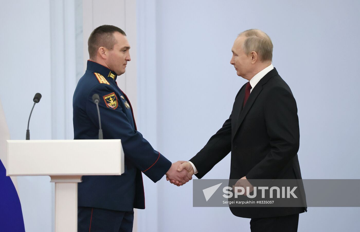 Russia Putin Gold Star Medals Awarding