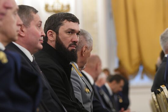 Russia Putin Gold Star Medals Awarding