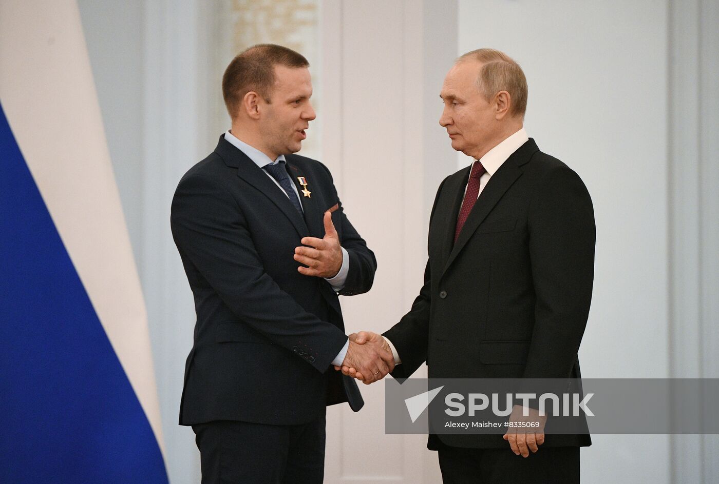 Russia Putin Gold Star Medals Awarding