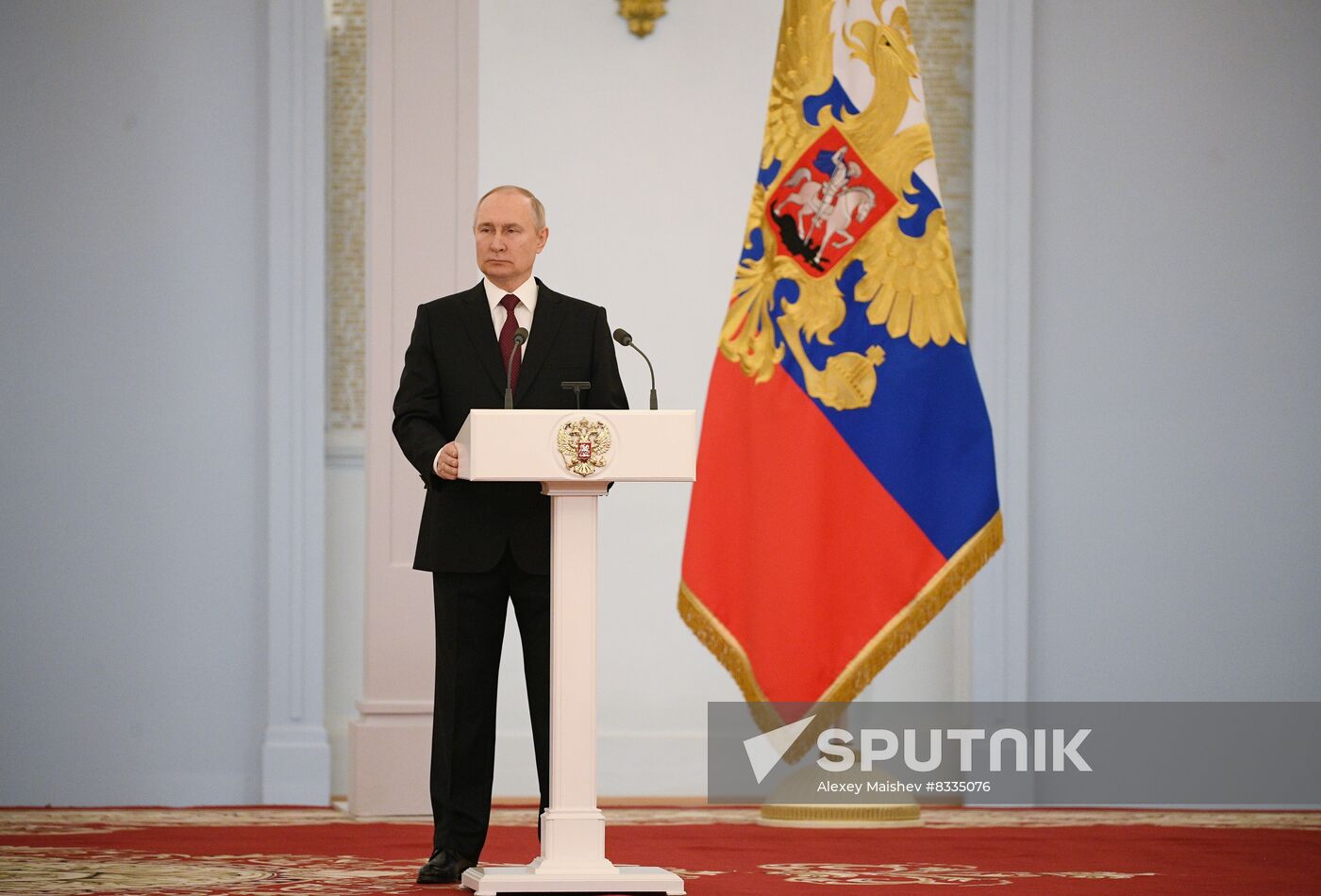 Russia Putin Gold Star Medals Awarding