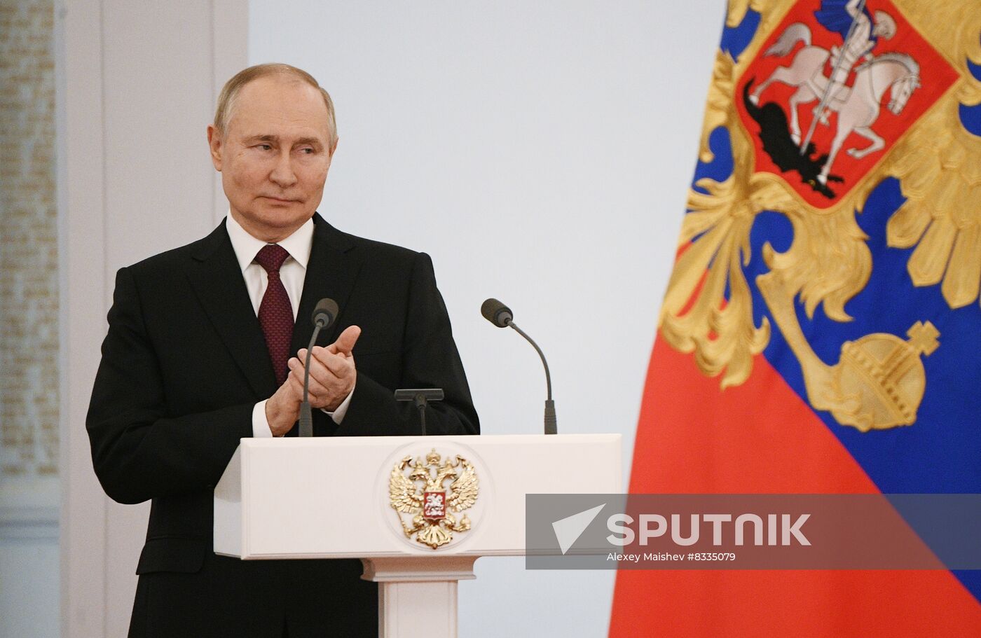 Russia Putin Gold Star Medals Awarding