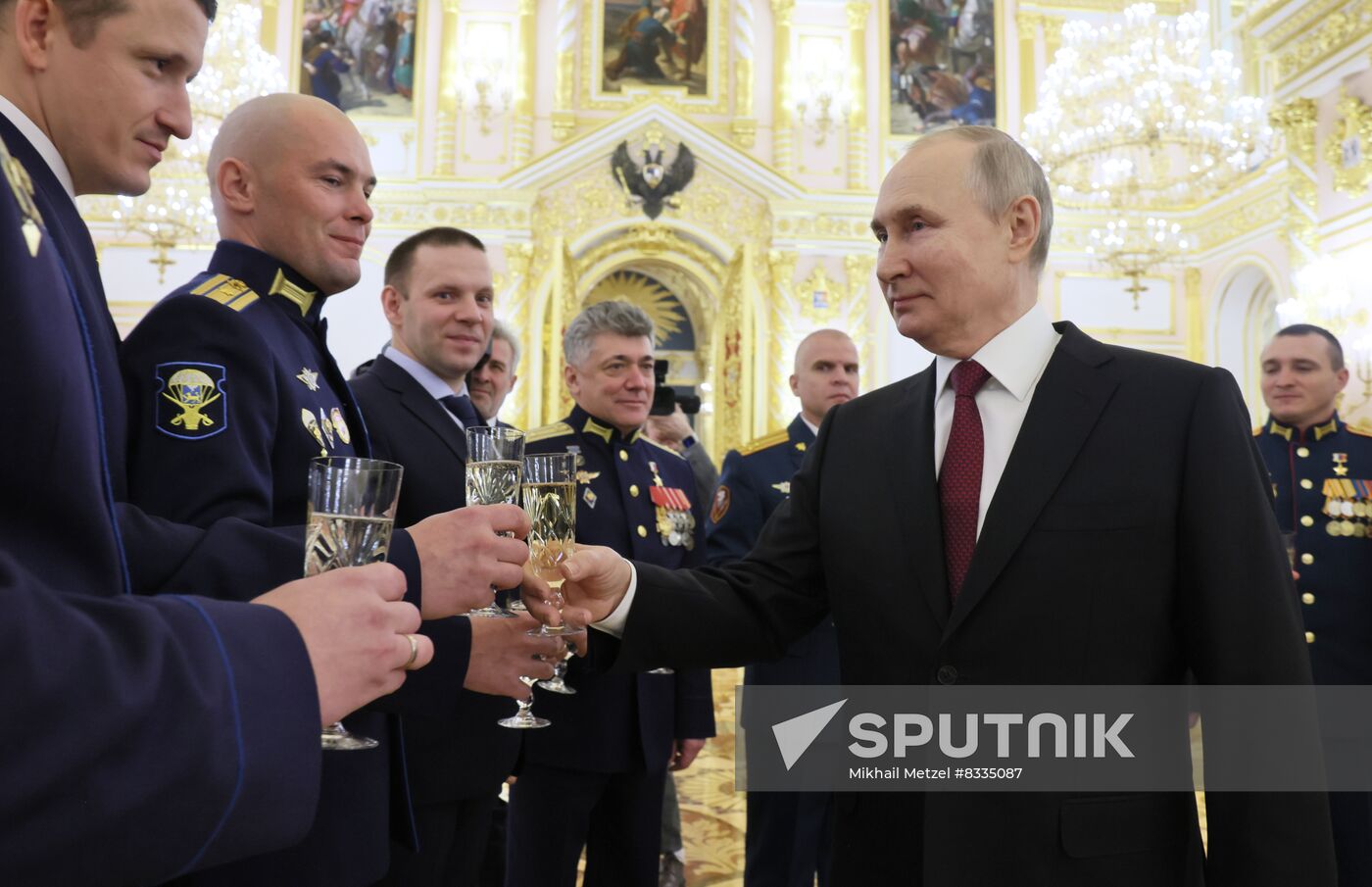 Russia Putin Gold Star Medals Awarding