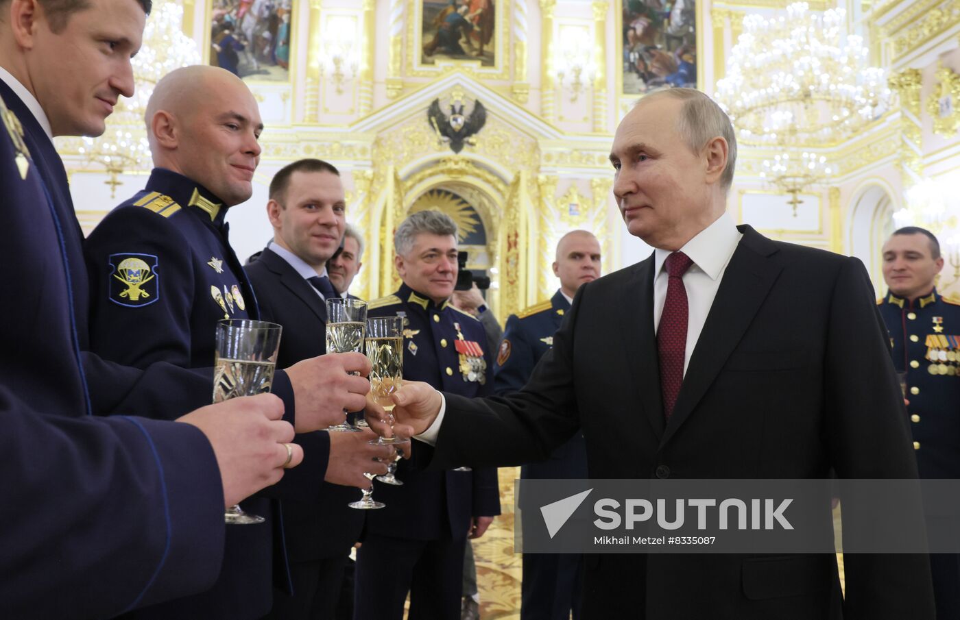 Russia Putin Gold Star Medals Awarding