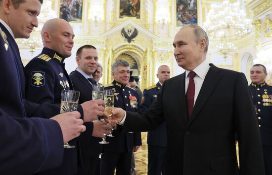 Russia Putin Gold Star Medals Awarding