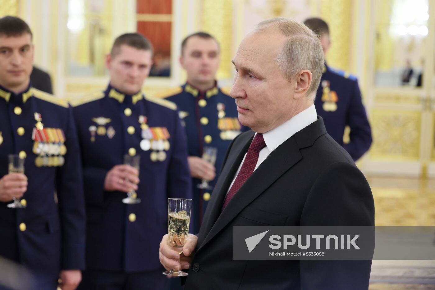 Russia Putin Gold Star Medals Awarding