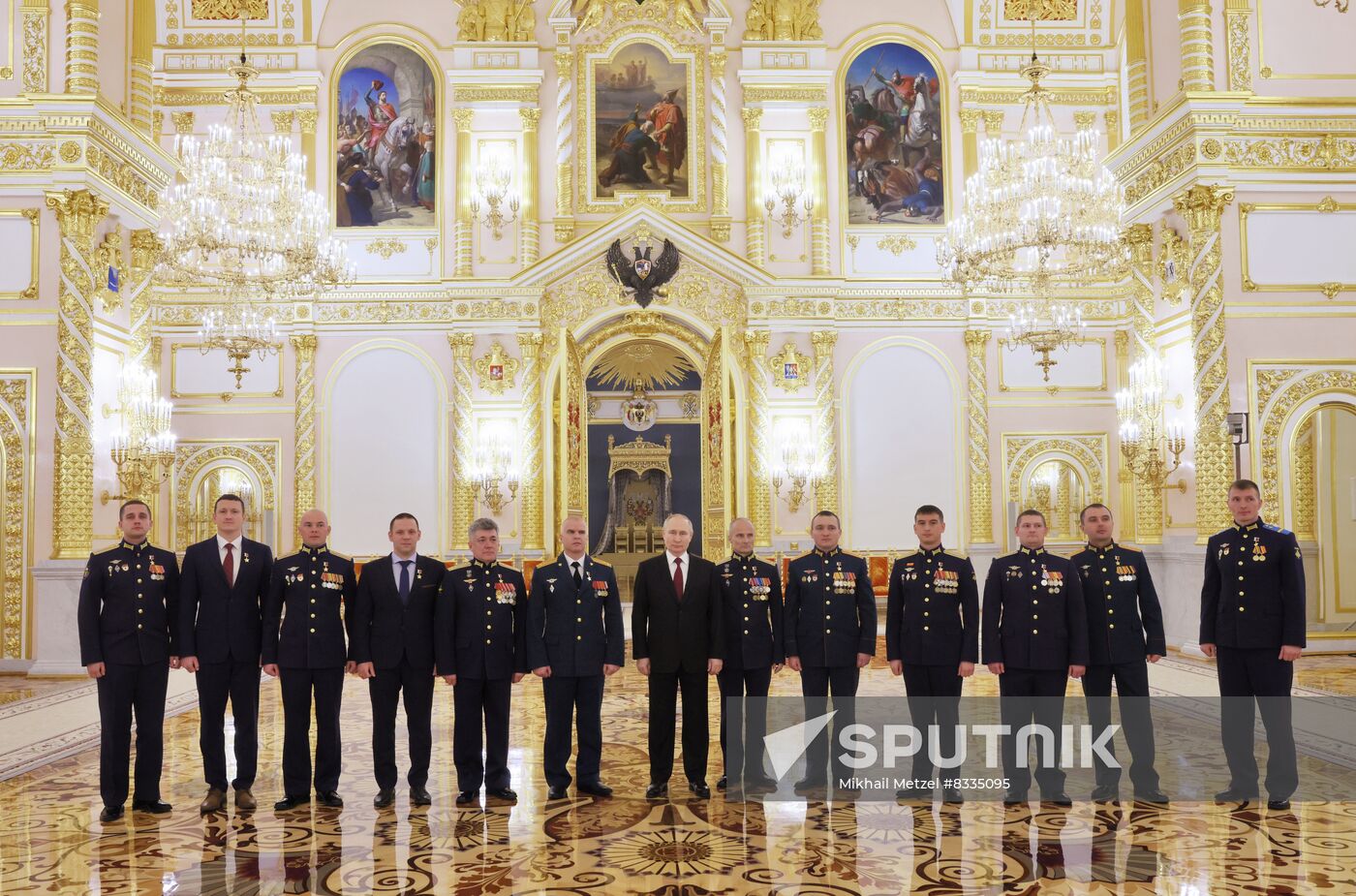 Russia Putin Gold Star Medals Awarding